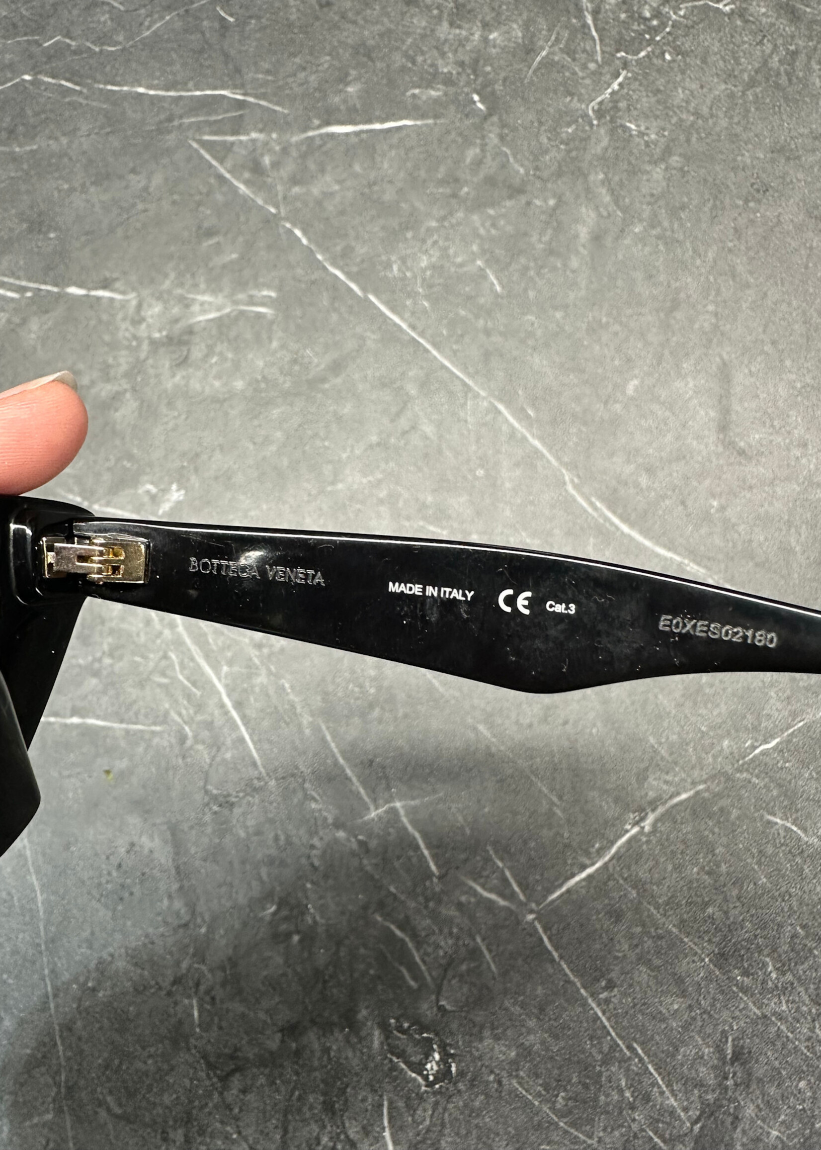 Bottega Black Cat Eye Glasses