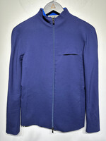 Armani Vintage Dark Blue Zip Jacket Fem M