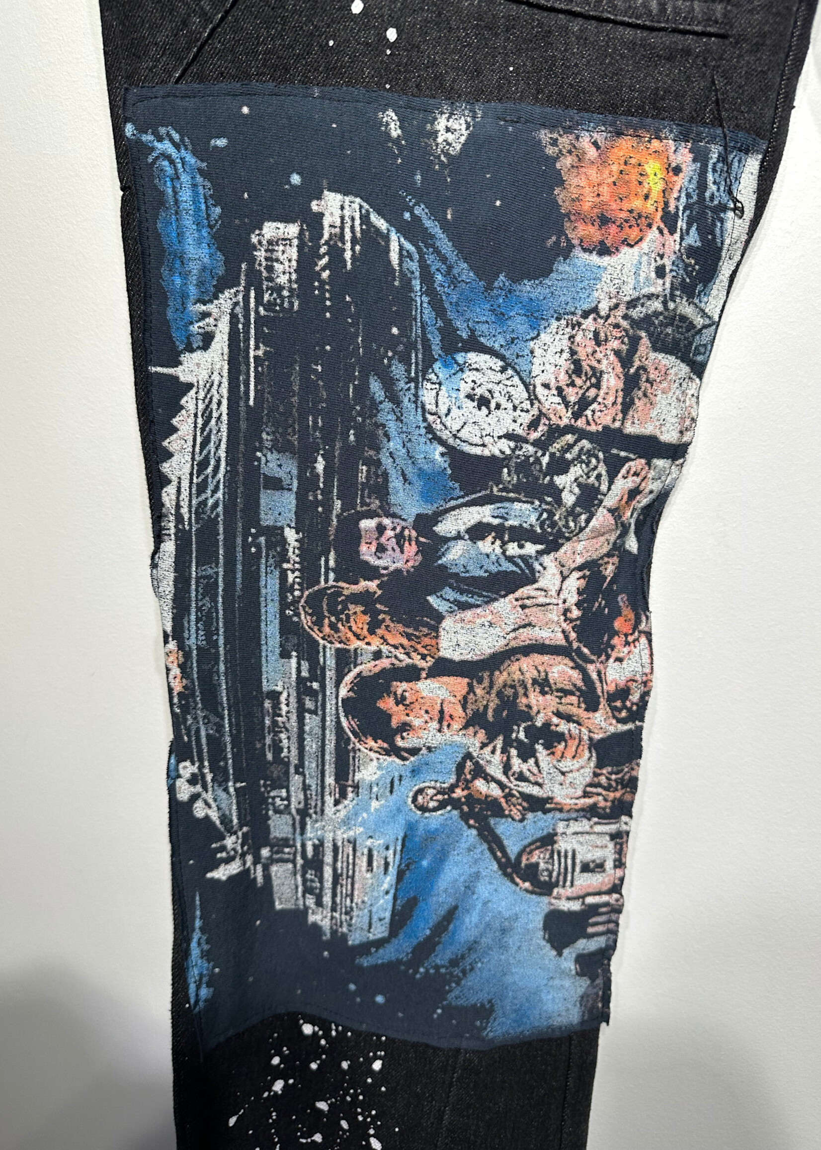 XXIII Patch Flare Black Pant Masc 32