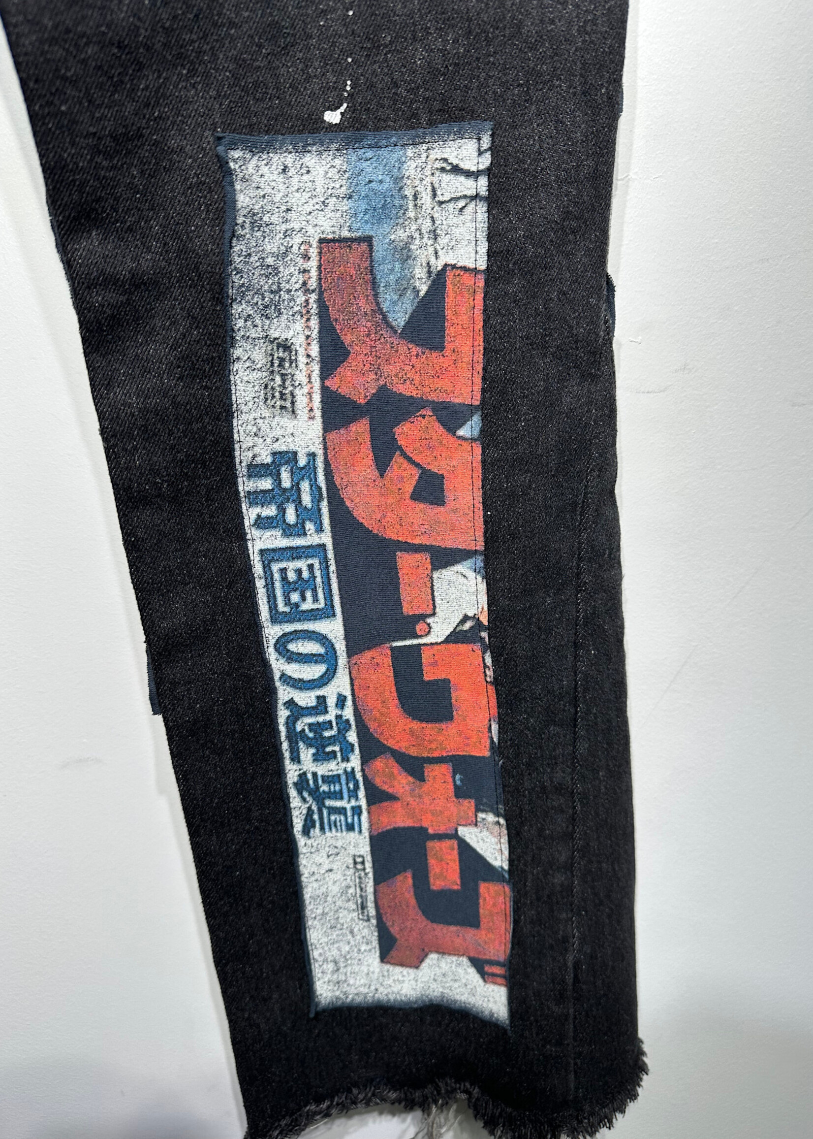 XXIII Patch Flare Black Pant Masc 32