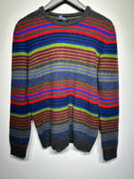 Drumohr Multicolor Striped Wool Sweater Masc L
