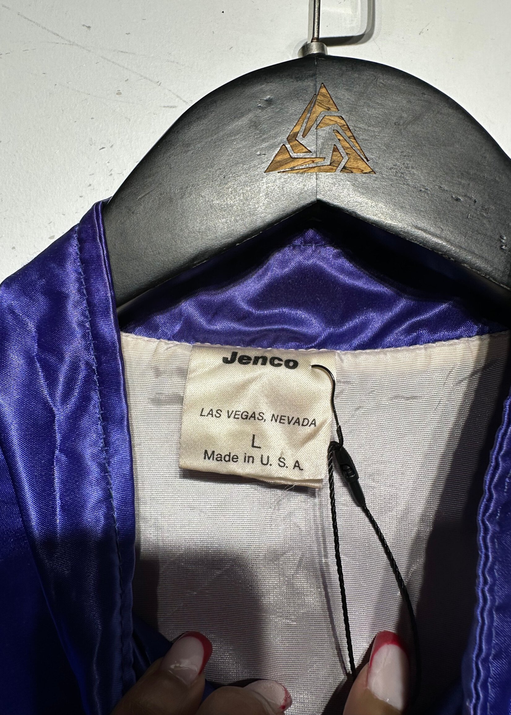 Vintage Excalibur Satin Jacket L