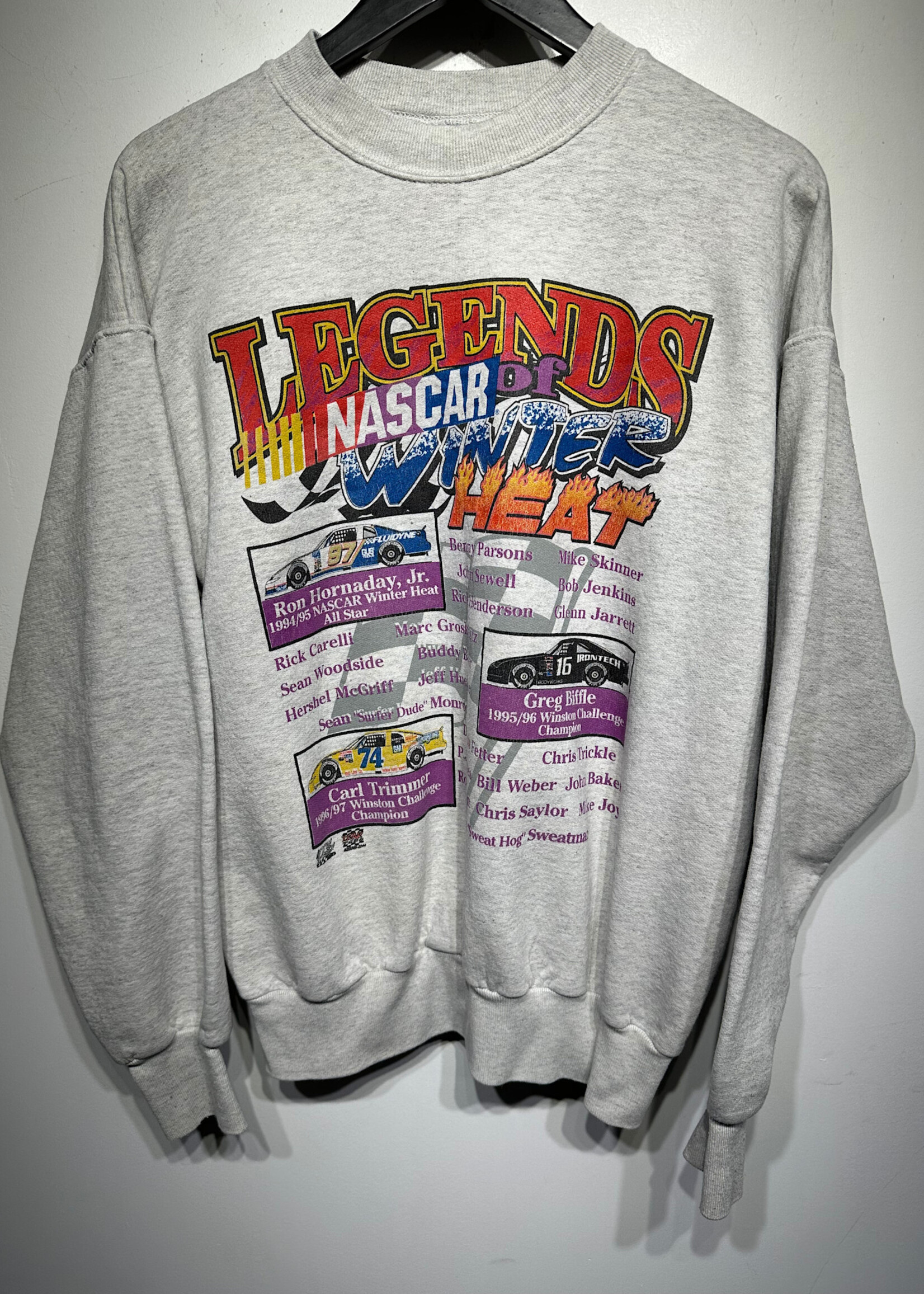 LEGENDS OF NASCAR VINTAGE SWEATER L