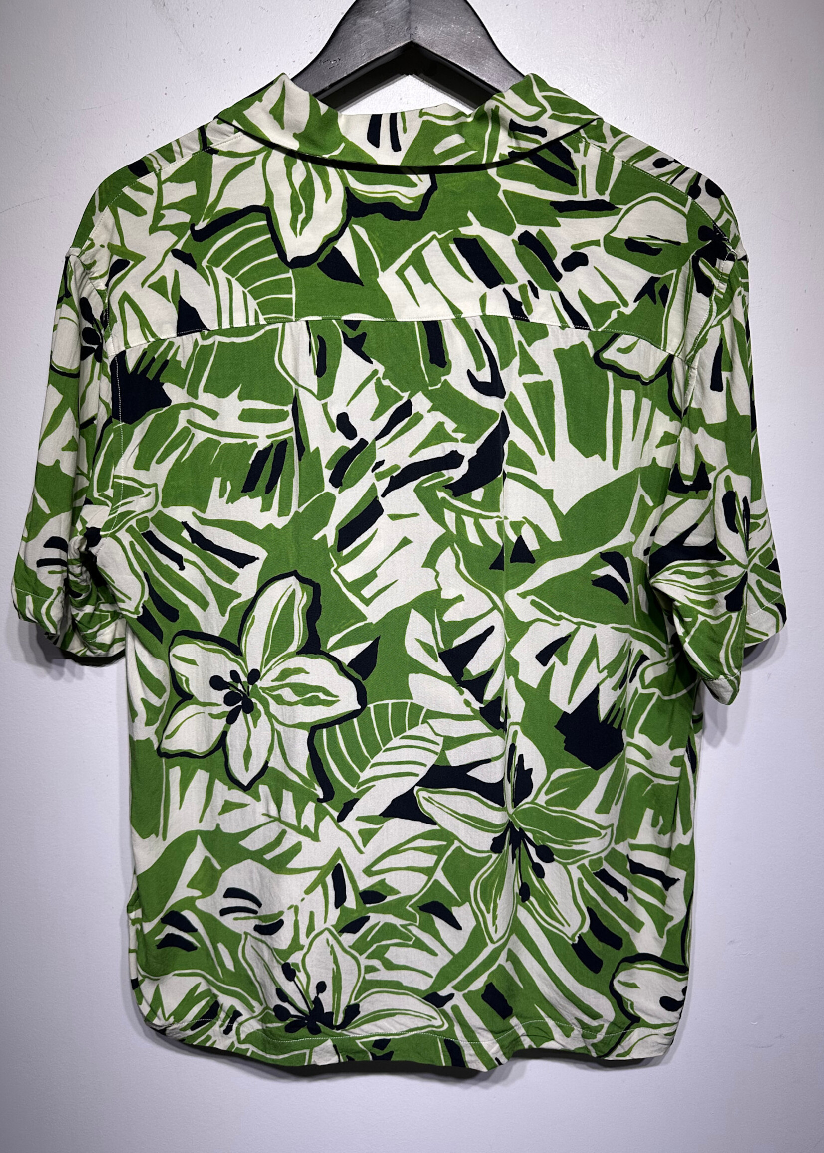 Palm Angels Green Leaf Print B/U 52/XL