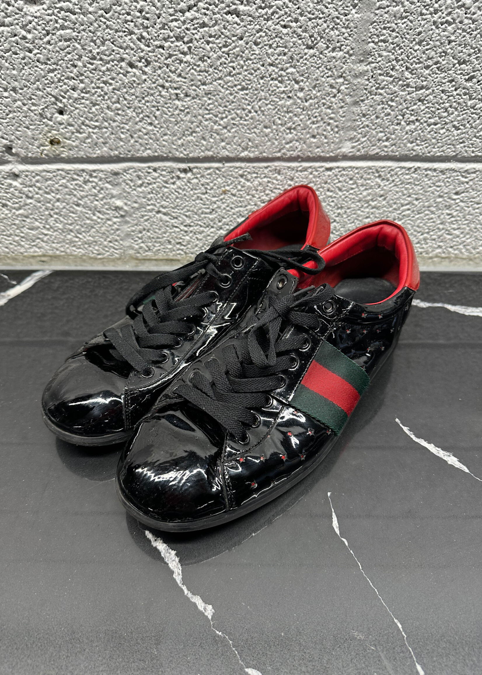 Gucci Y2K Black Patent Sneaker Fits Masc 9