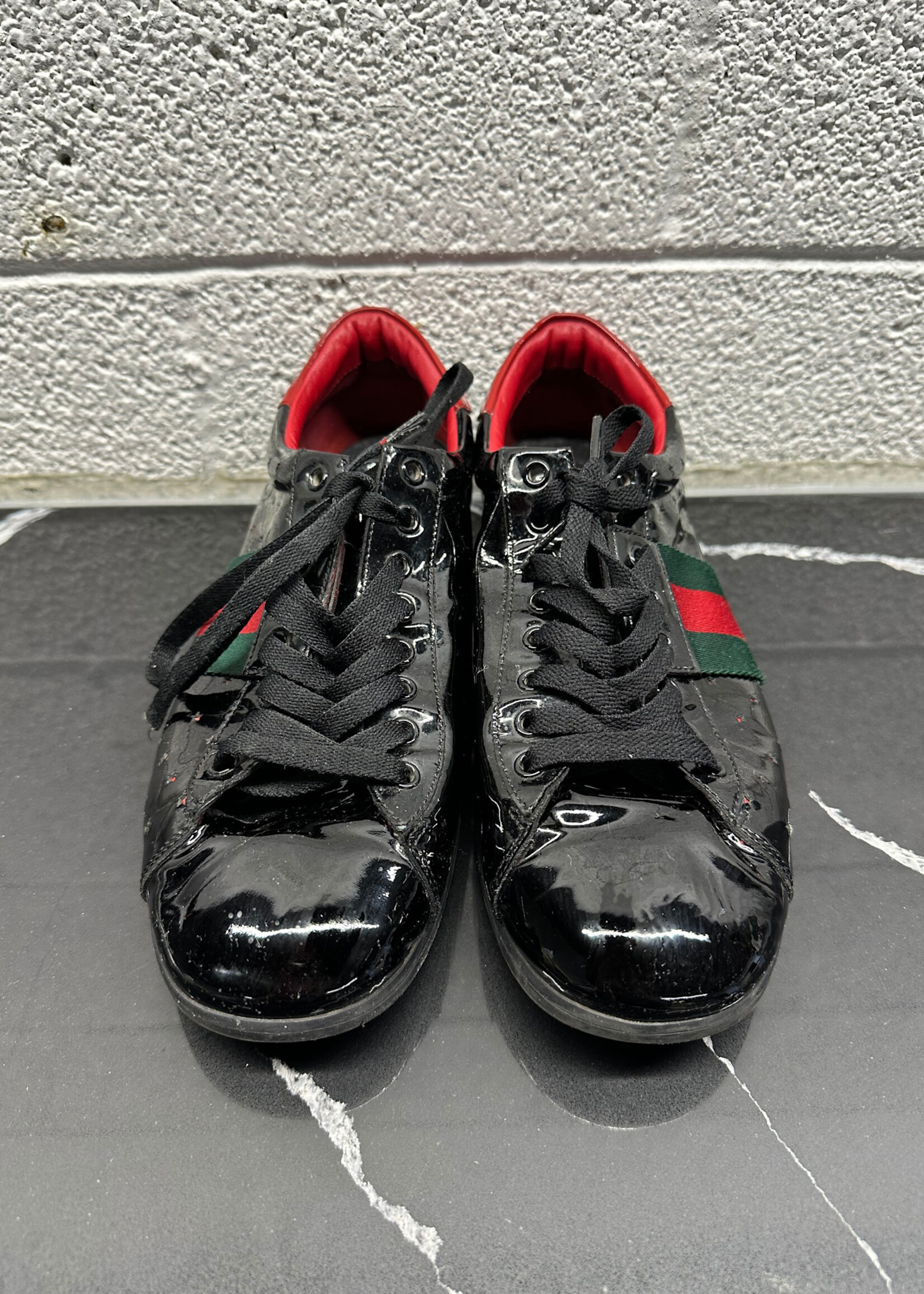 Gucci Y2K Black Patent Sneaker Fits Masc 9