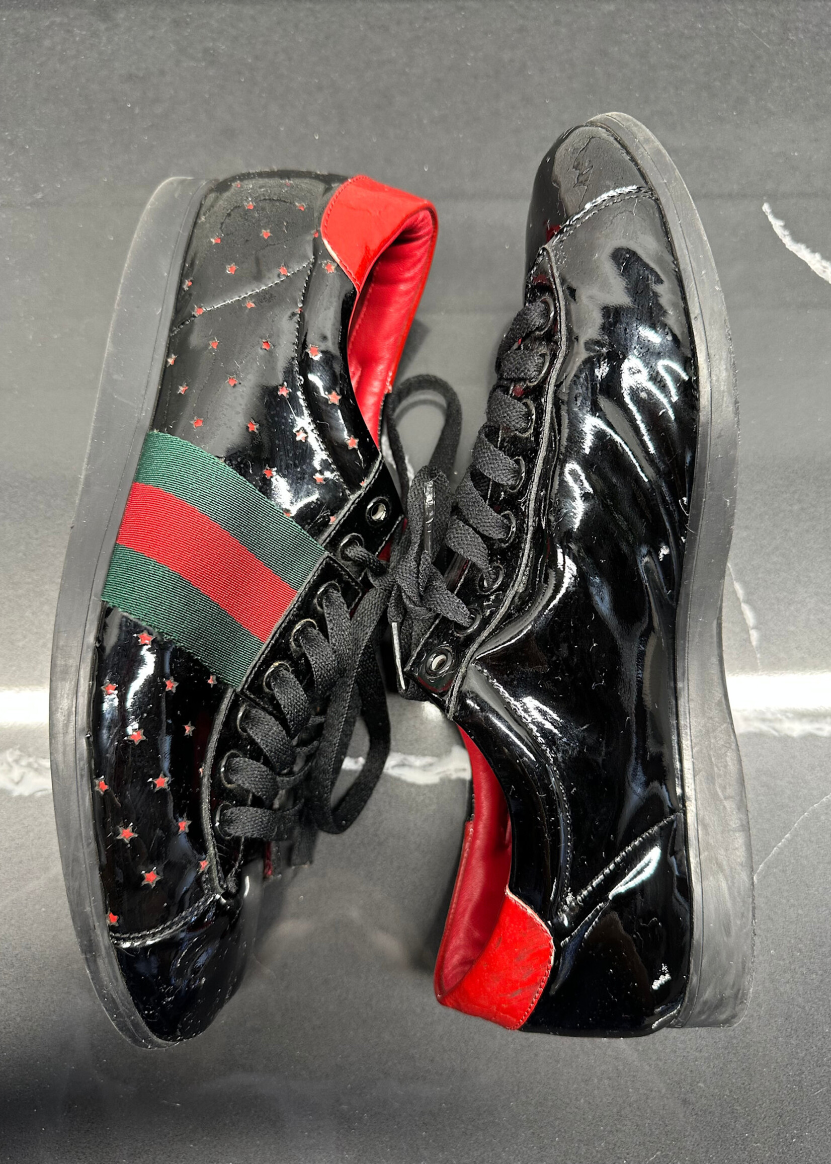 Gucci Y2K Black Patent Sneaker Fits Masc 9