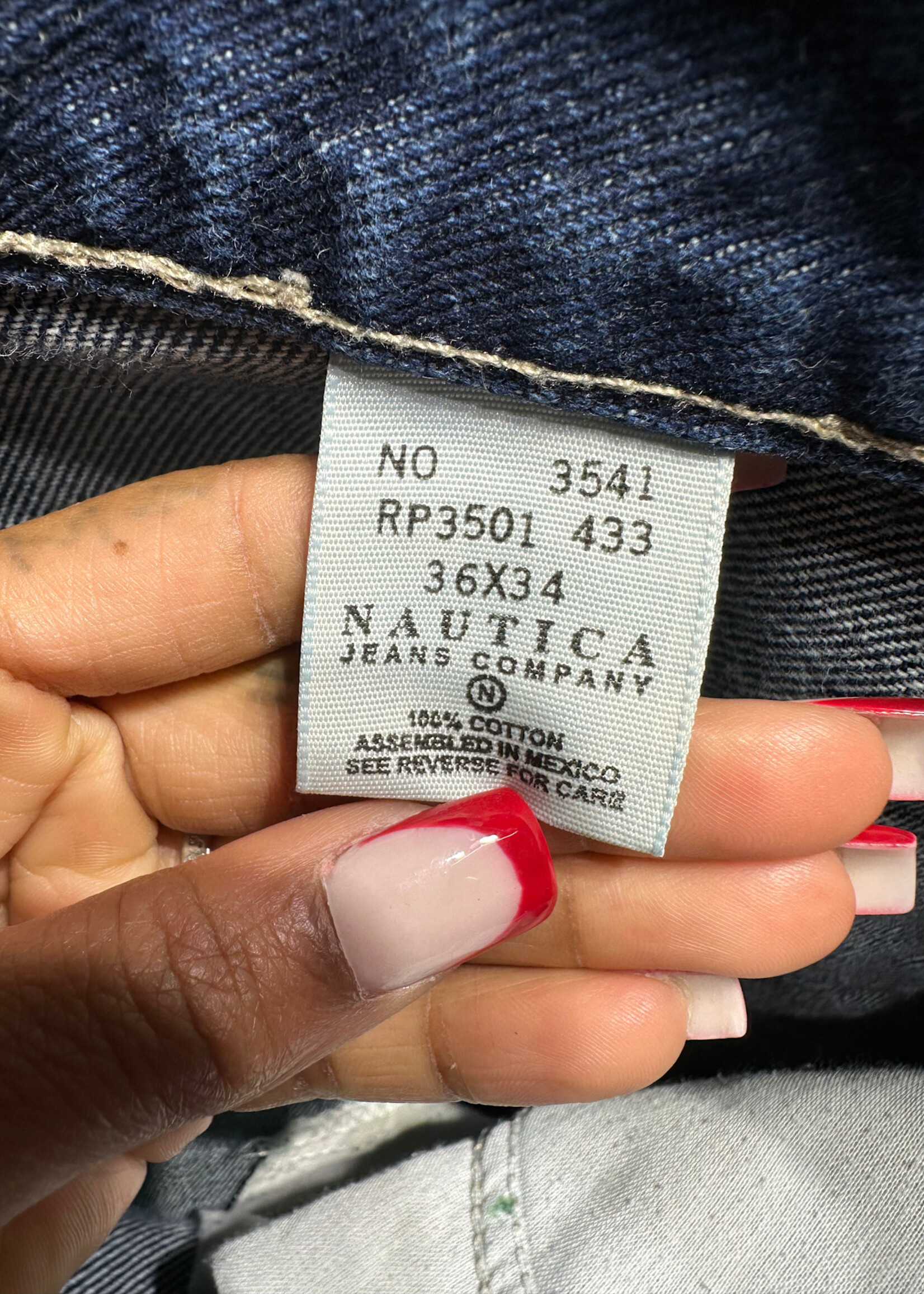 Nautica Dark Wash Carpenter Masc 36
