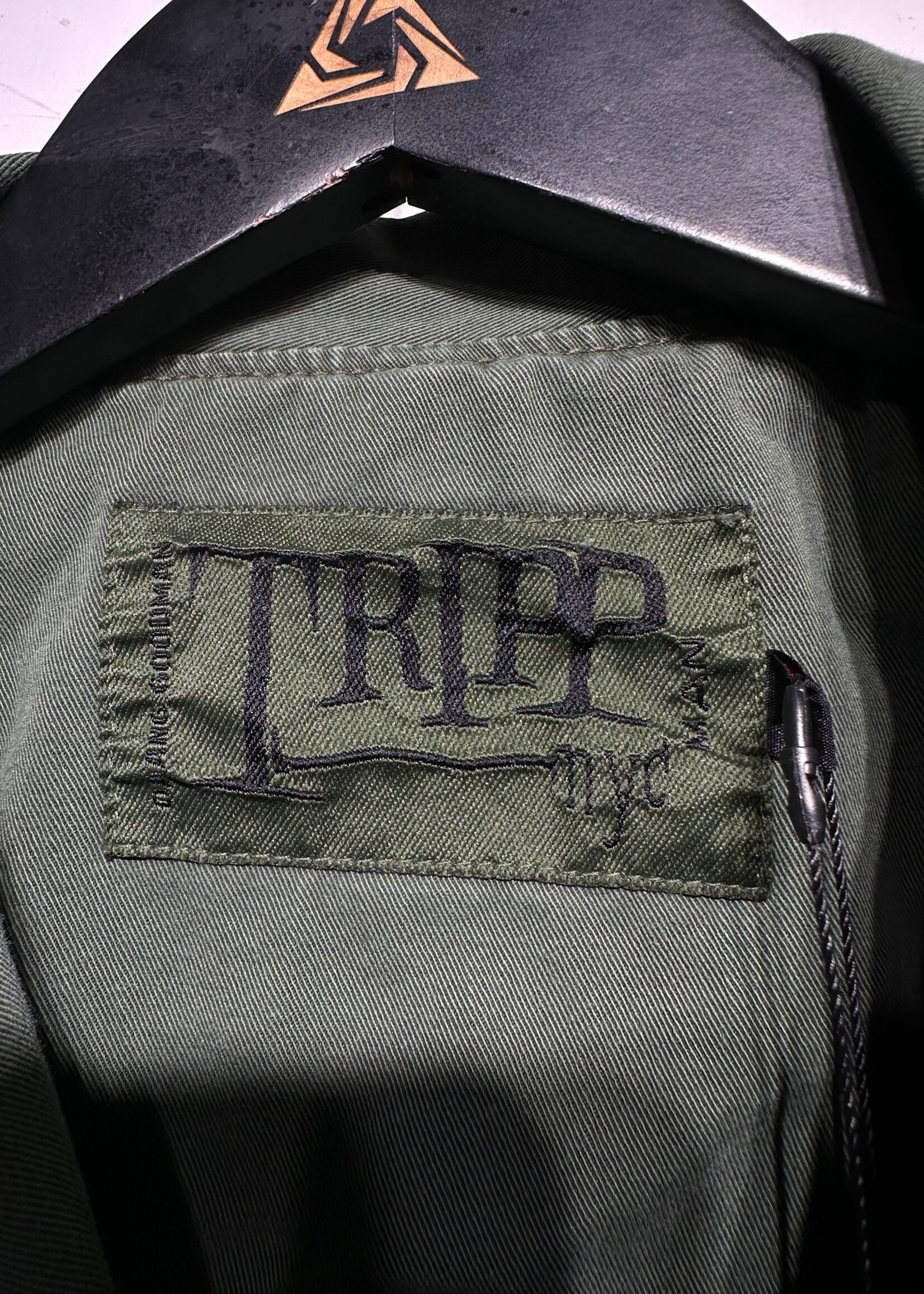 Tripp NYC Green Army Jacket S