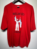 00s Cher Believe Red Tee XL
