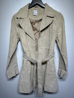 Wet Seal Y2K Tan Suede Coat S AS IS