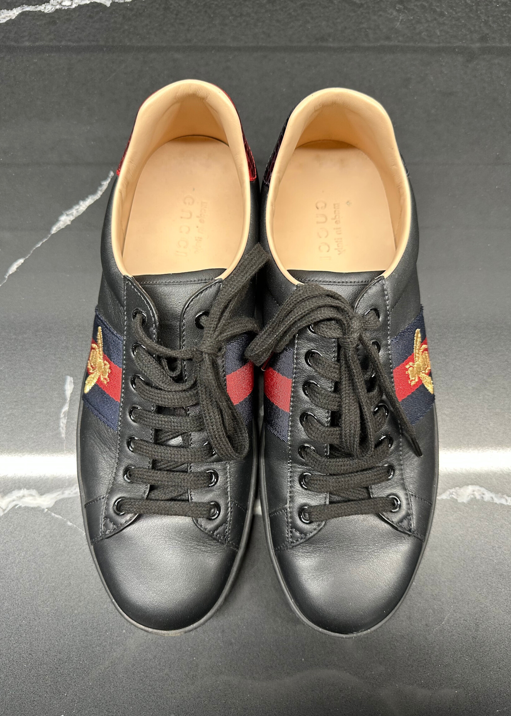 Gucci Ace Black Bee Sneaker Masc 9