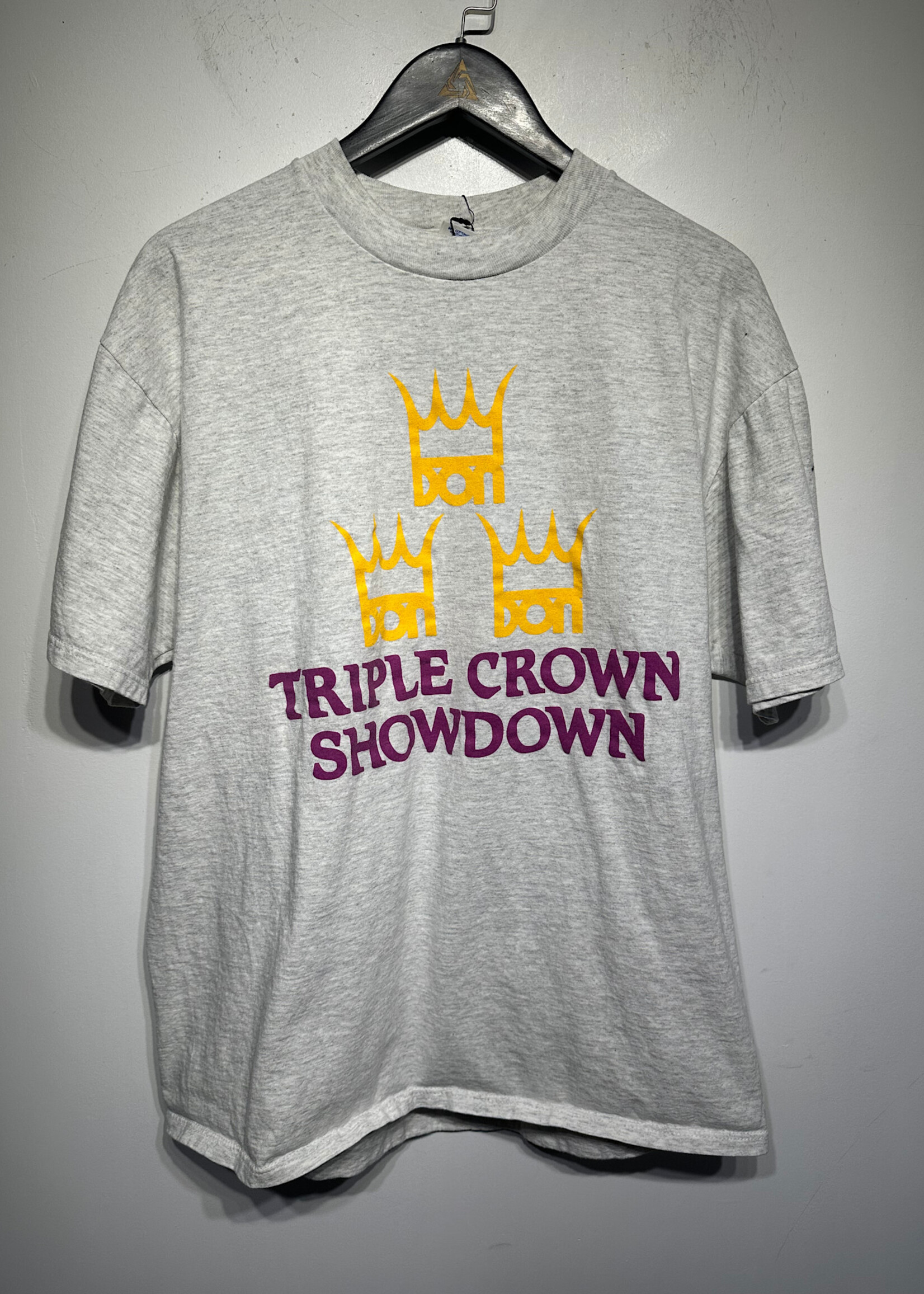 Triple Crown Showdown Grey Tee XL