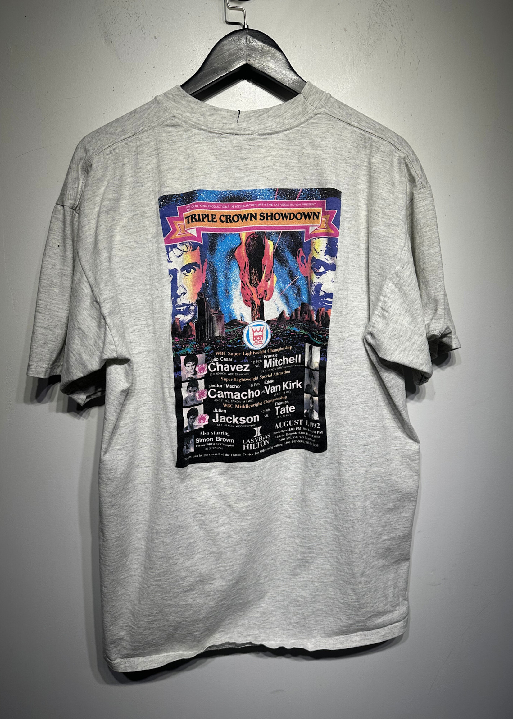 Triple Crown Showdown Grey Tee XL