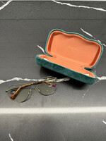 Gucci Clear Lens Gold Frame Glasses