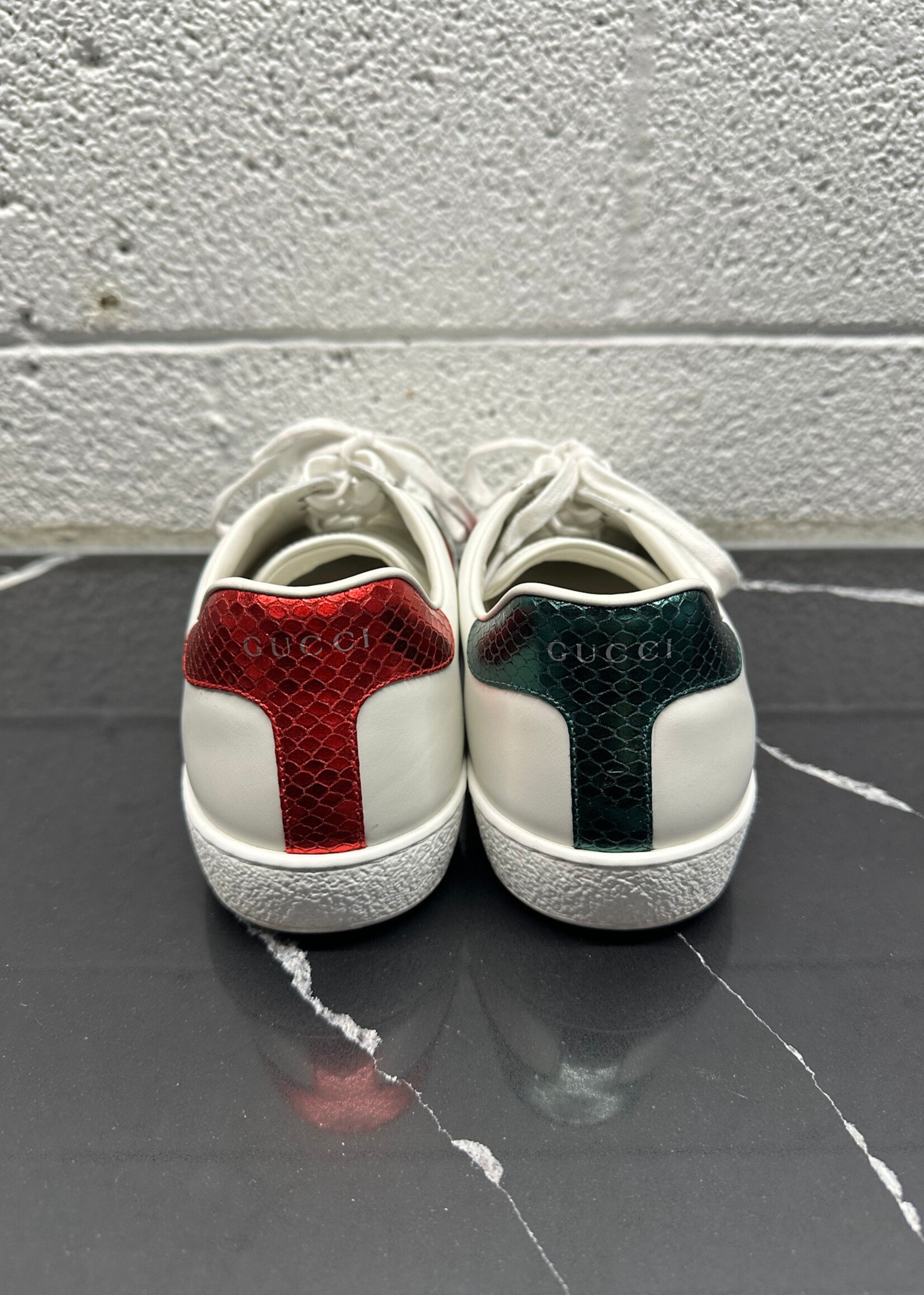 Gucci Ace White Bee Sneakers Masc 9