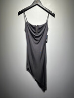 Atria Vintage Grey Rhinestone Dress S