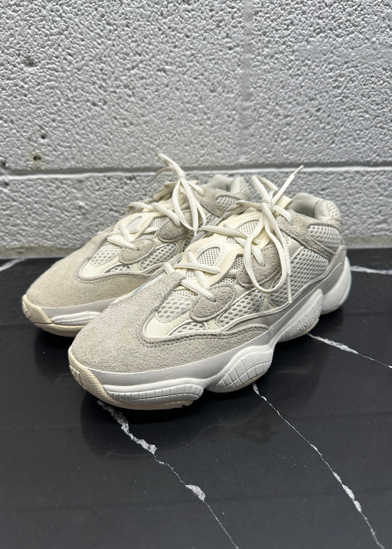 Yeezy 500 Bone White ID5114 Shoes W/Box Masc 8.5