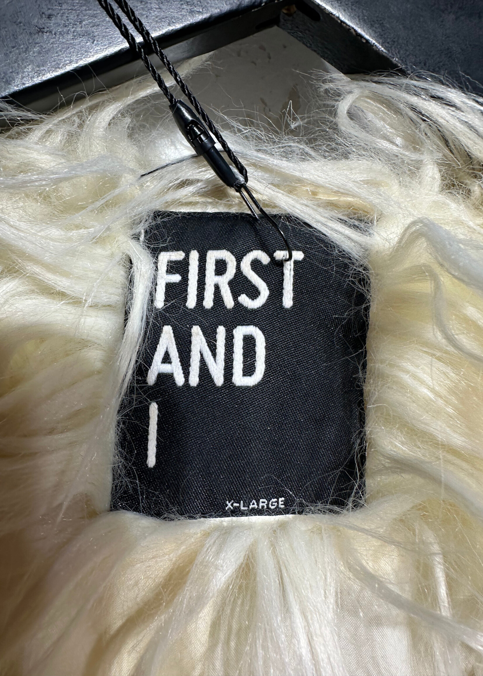 First and I Faux Fur Jacket XL