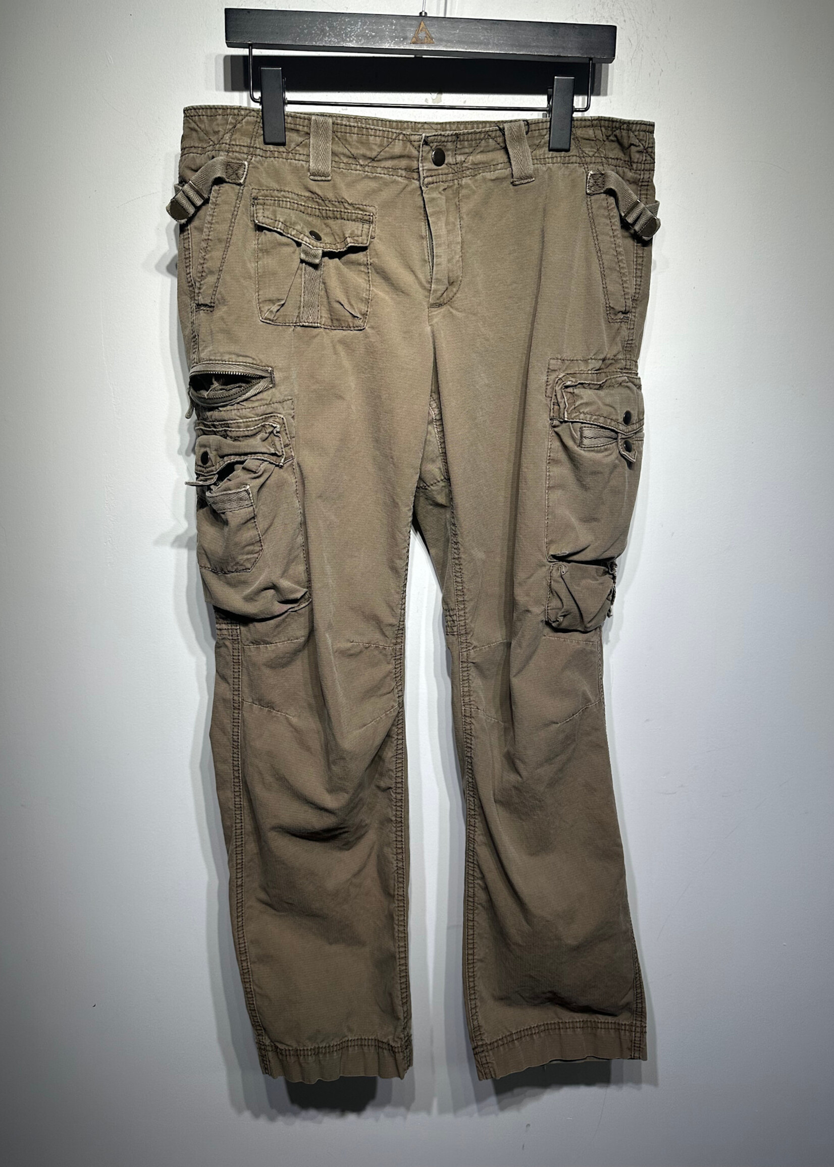 Gap Y2K Brown Utility Cargos Fem 31