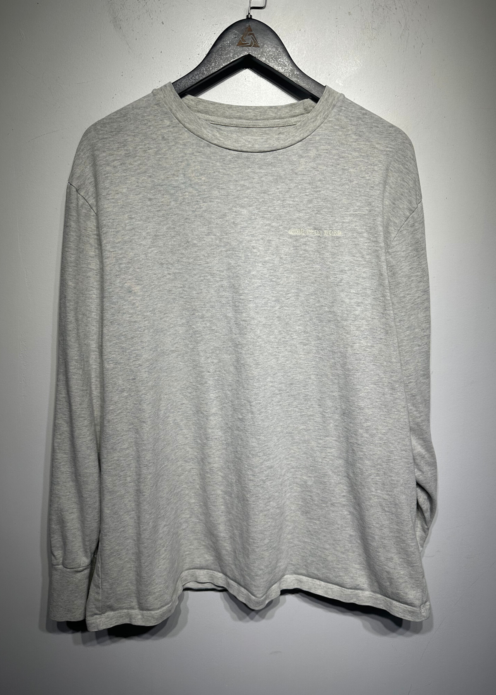Aime Leon Dore Grey Logo LS XL