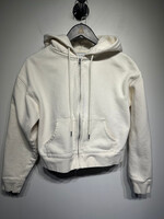 Reformation Crème Crop Zip S