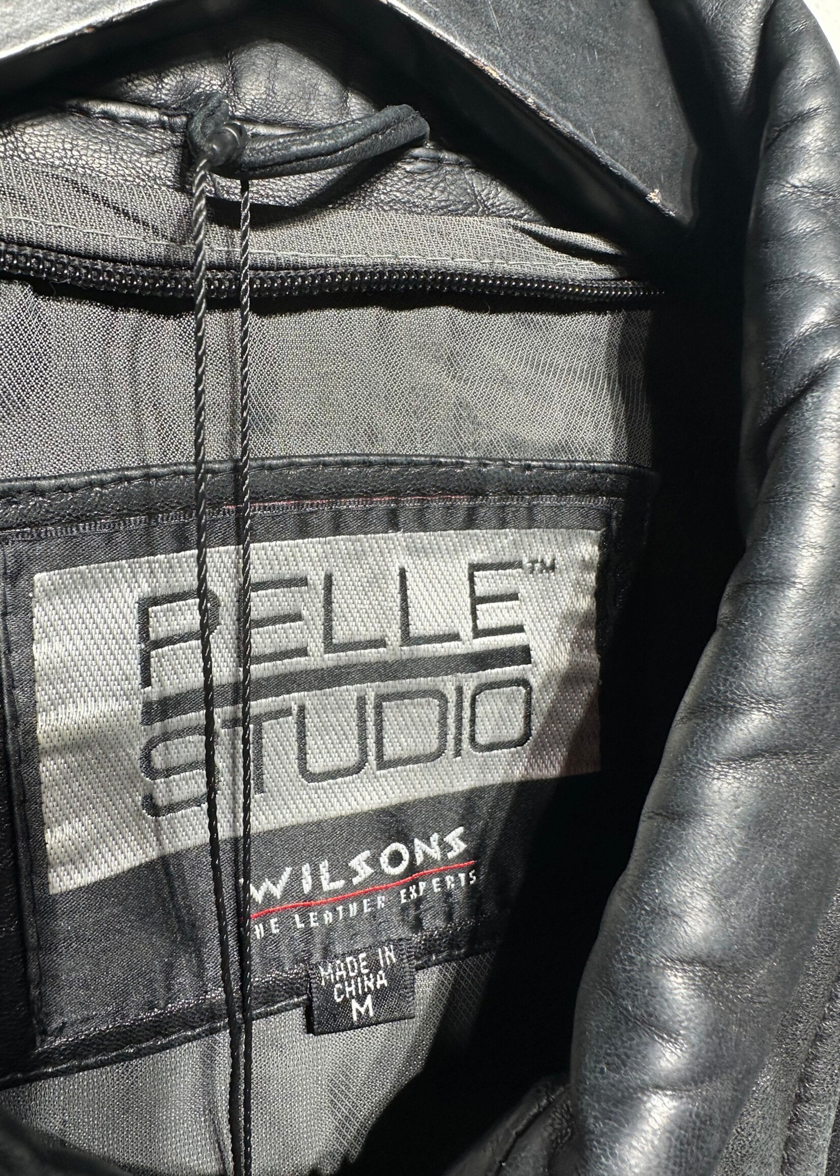 Pelle Wilsons Vintage Leather Zip Jacket M