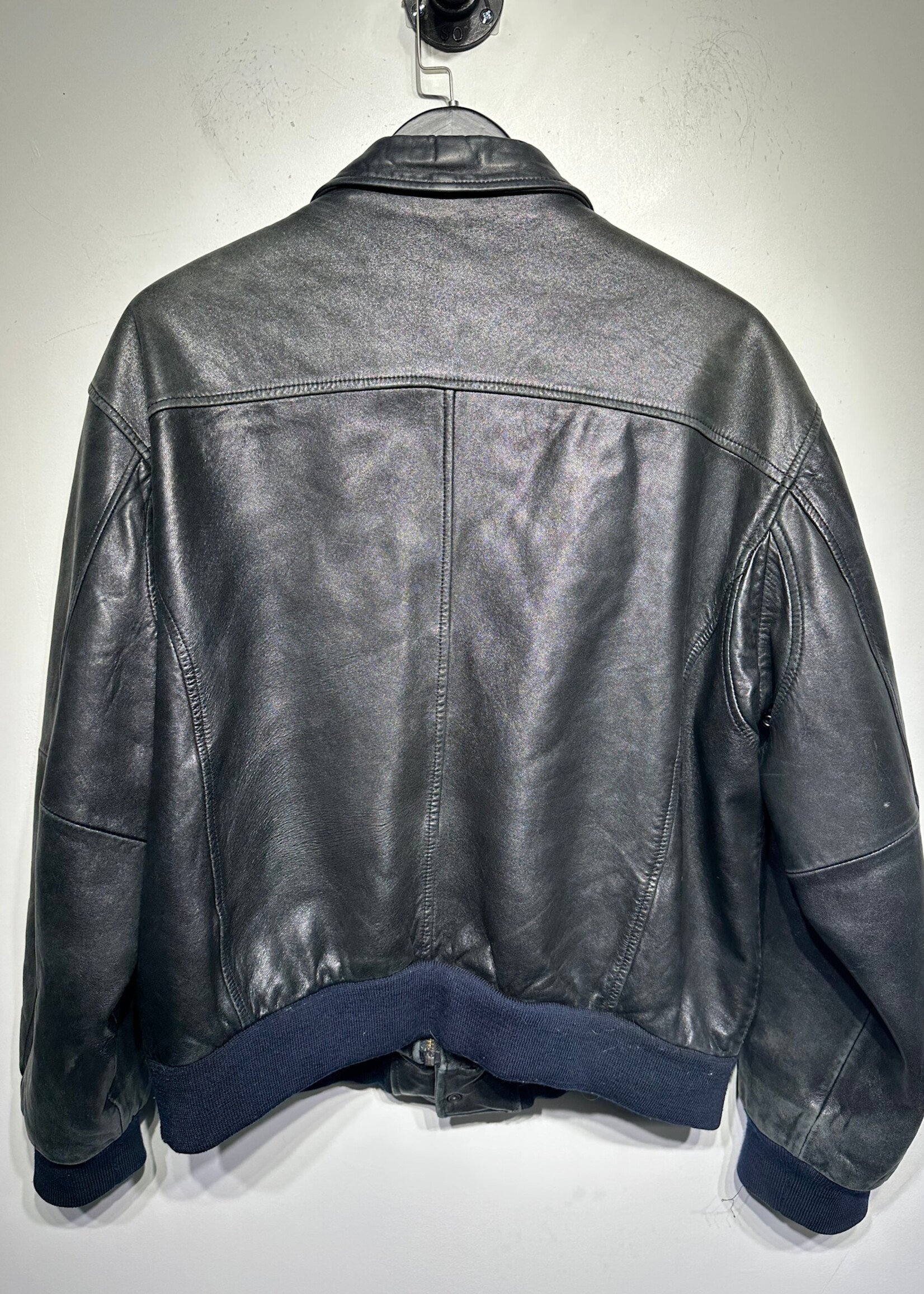 Pelle Wilsons Vintage Leather Zip Jacket M