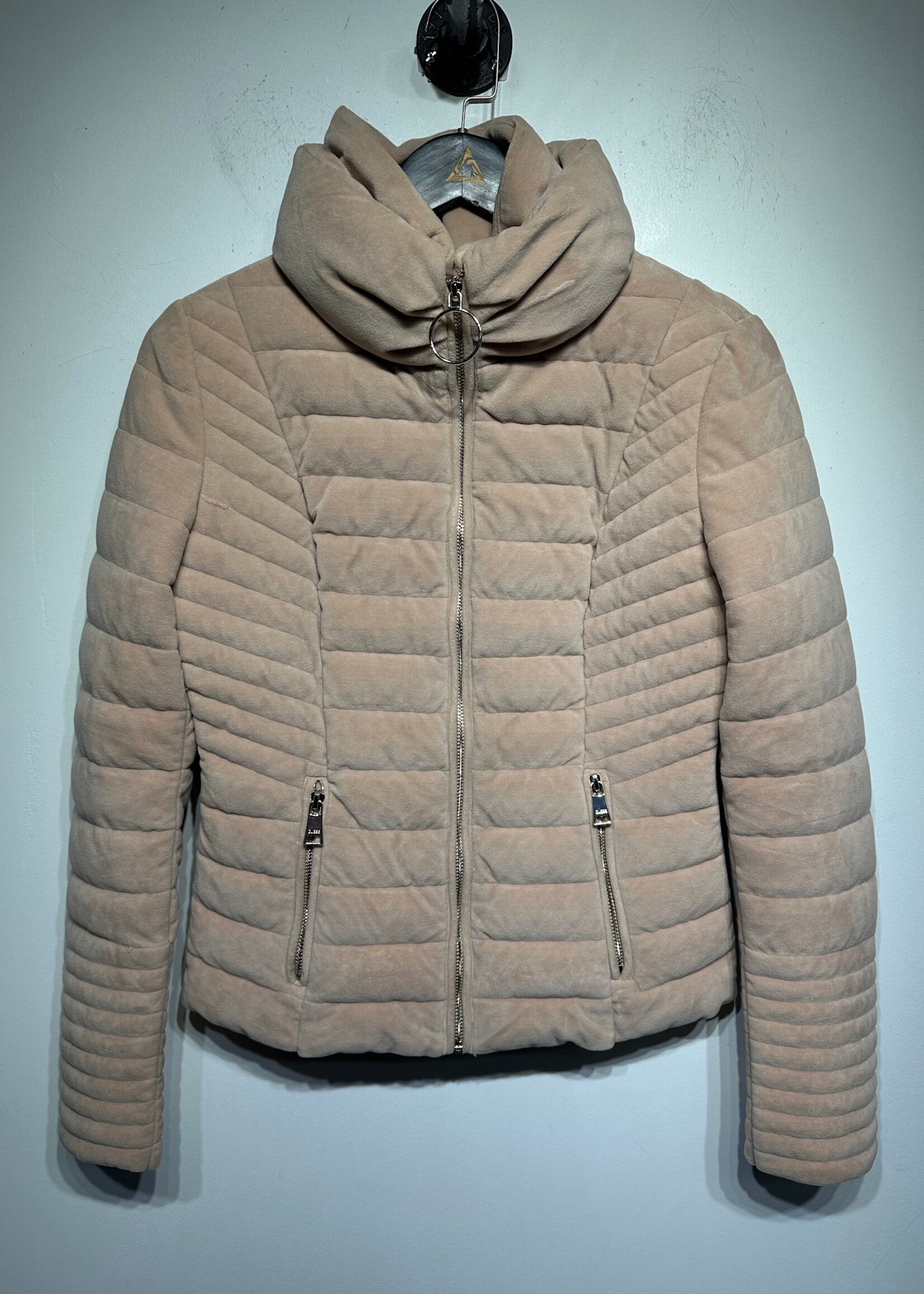 Guess Peach Quilted Style Jacket Fem S