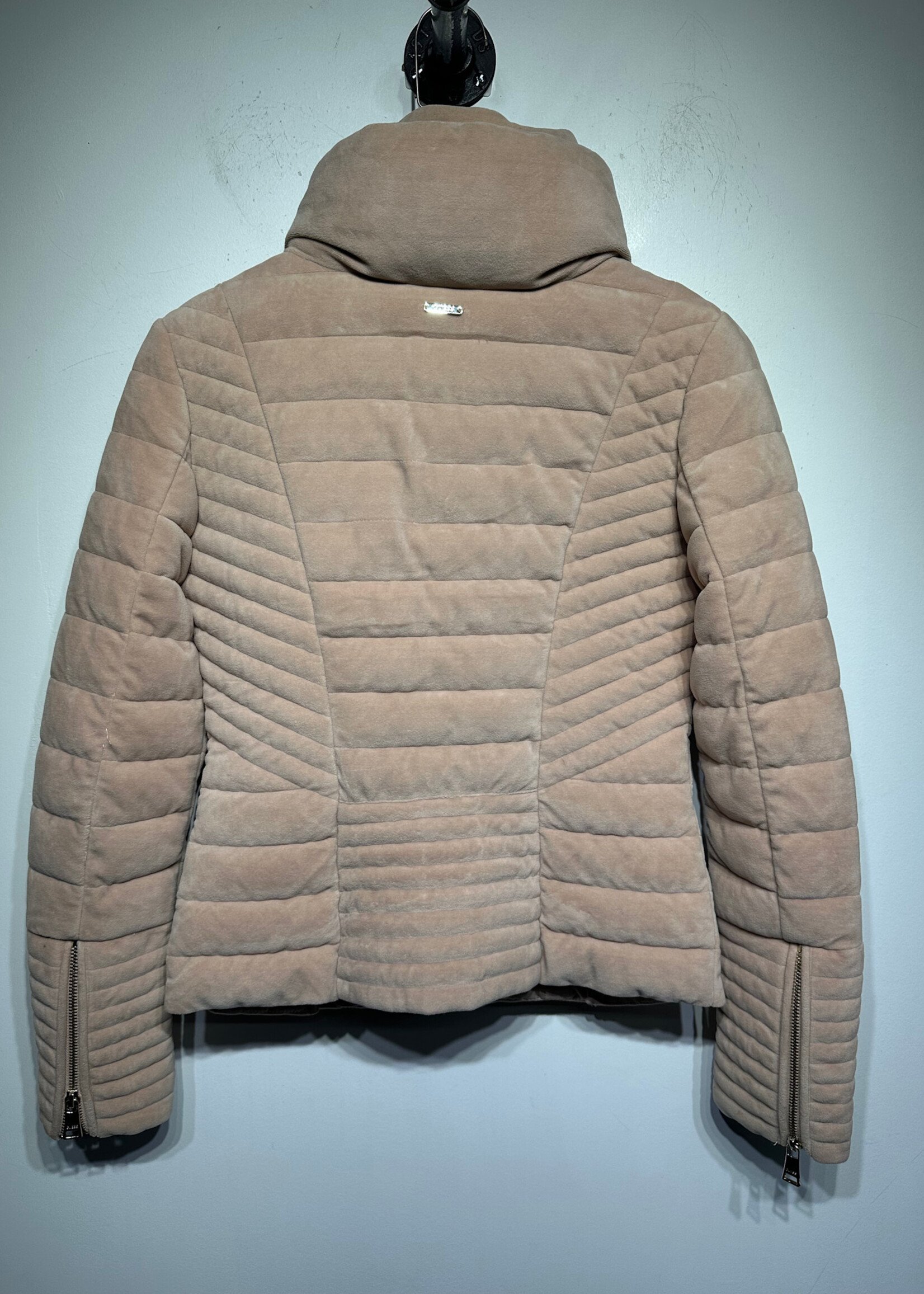 Guess Peach Quilted Style Jacket Fem S