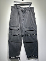 Girbaud Baggy Black Cargo Pants Masc 42