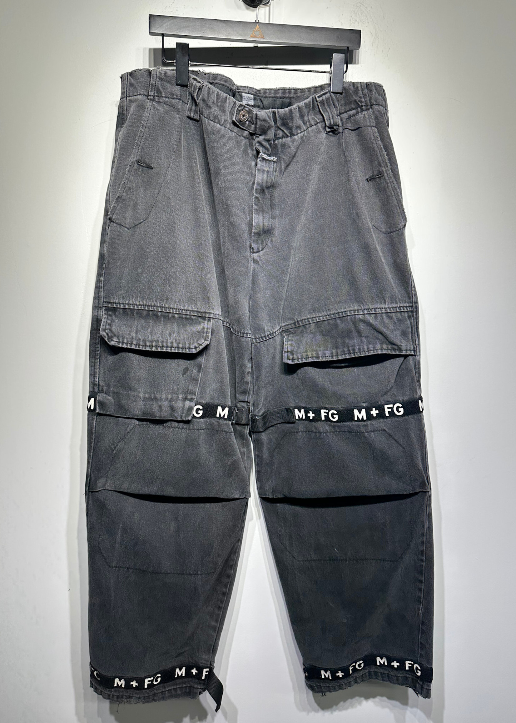 Girbaud Baggy Black Cargo Pants Masc 42