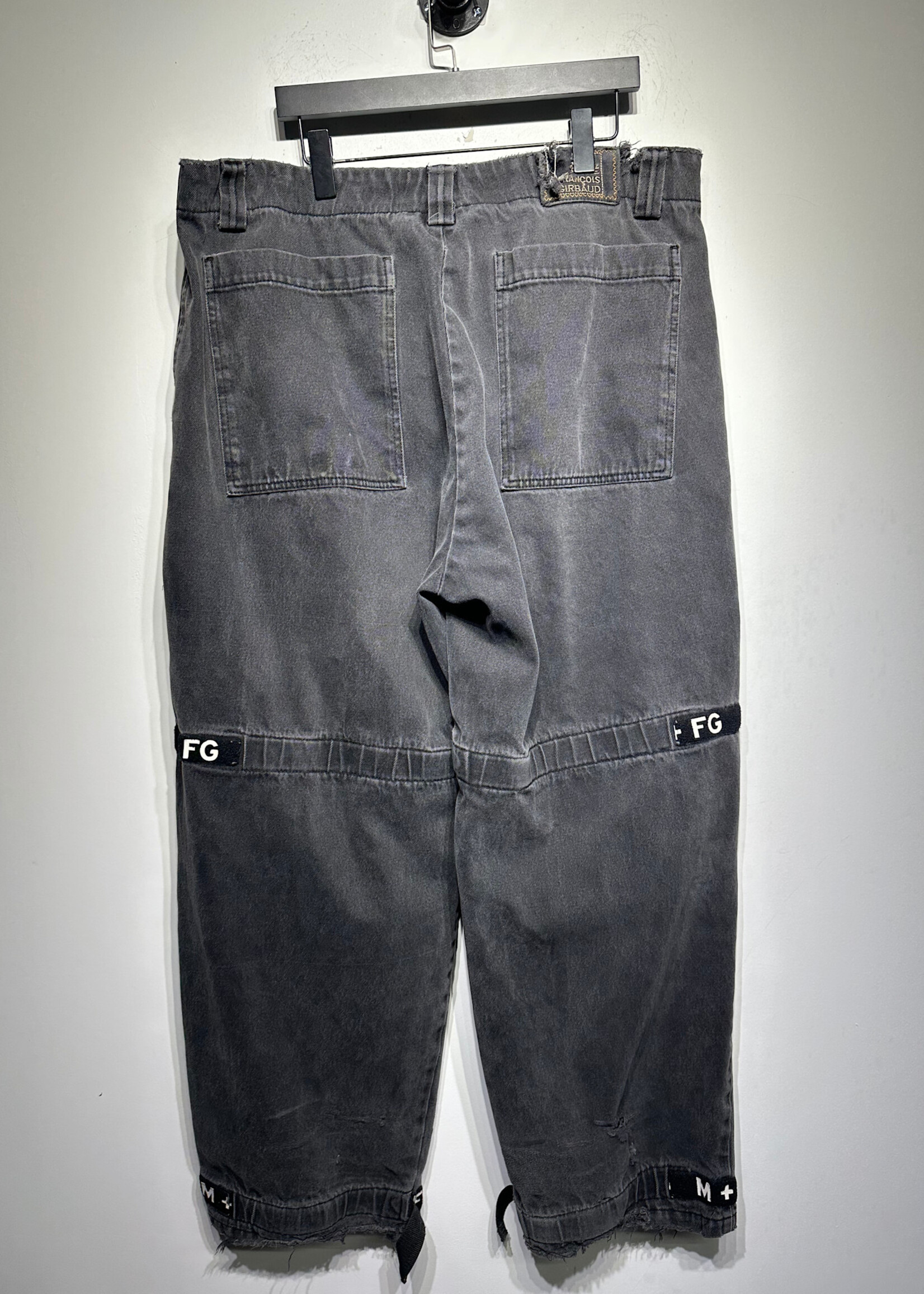 Girbaud Baggy Black Cargo Pants Masc 42