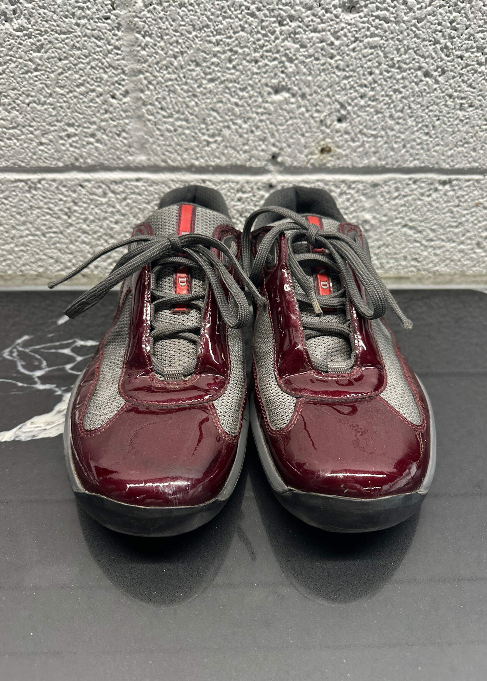 Prada America Cup Maroon Fits Masc 9 As Is