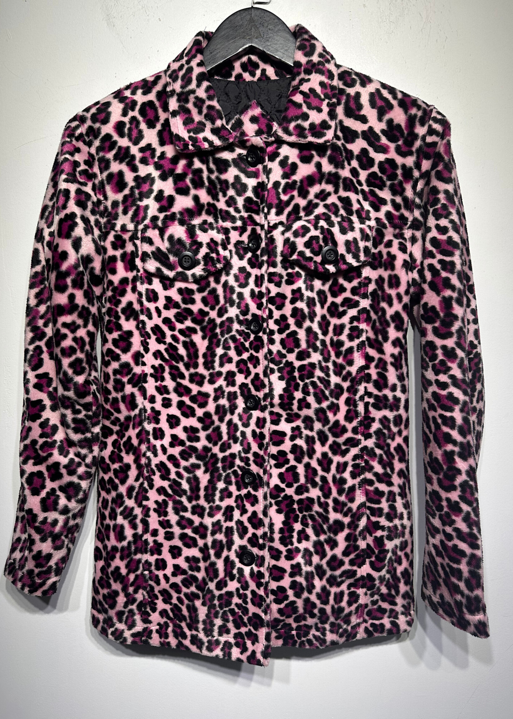 Dollhouse Outerwear Pink Animal Print Jacket S