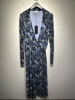 Gannni Blue Floral Long Dress M
