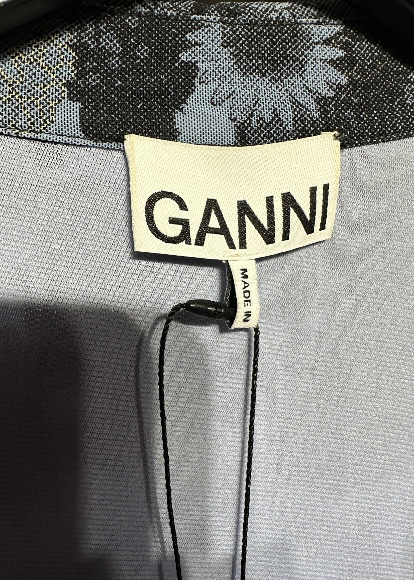 Gannni Blue Floral Long Dress M