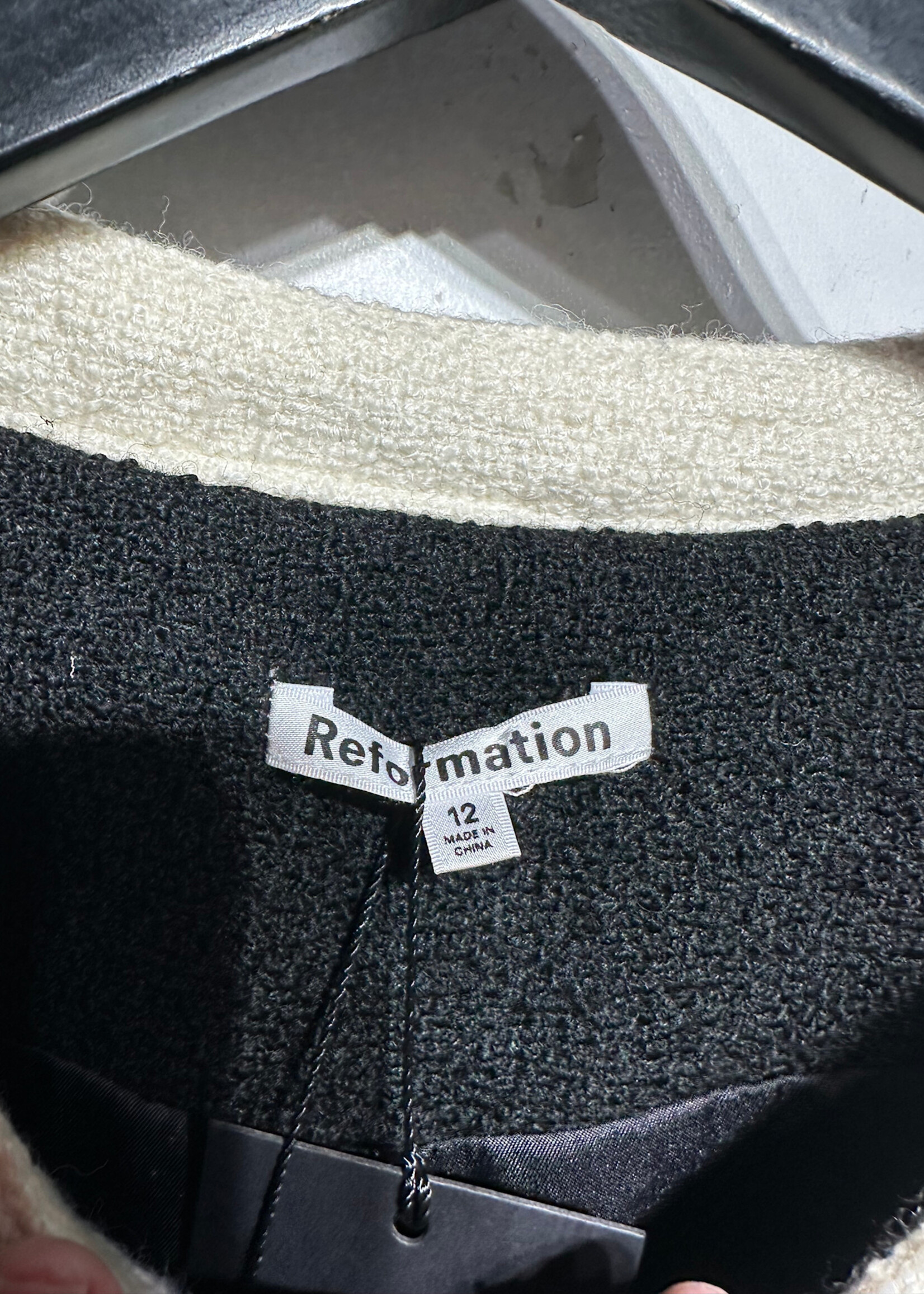 REFORMATION BLACK/WHITE 2PC SET L