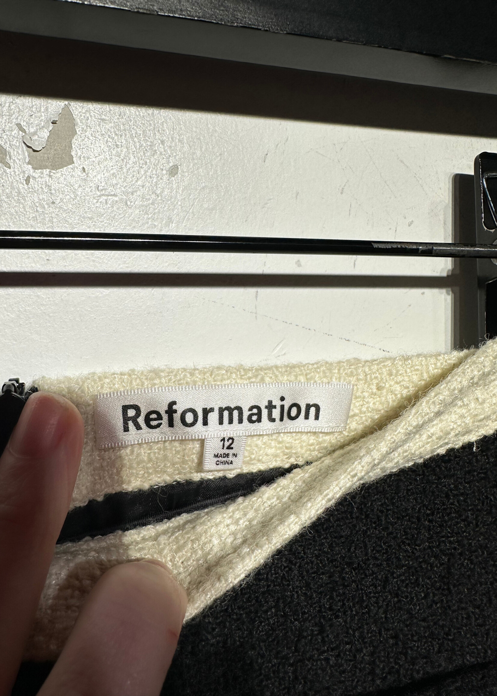 REFORMATION BLACK/WHITE 2PC SET L