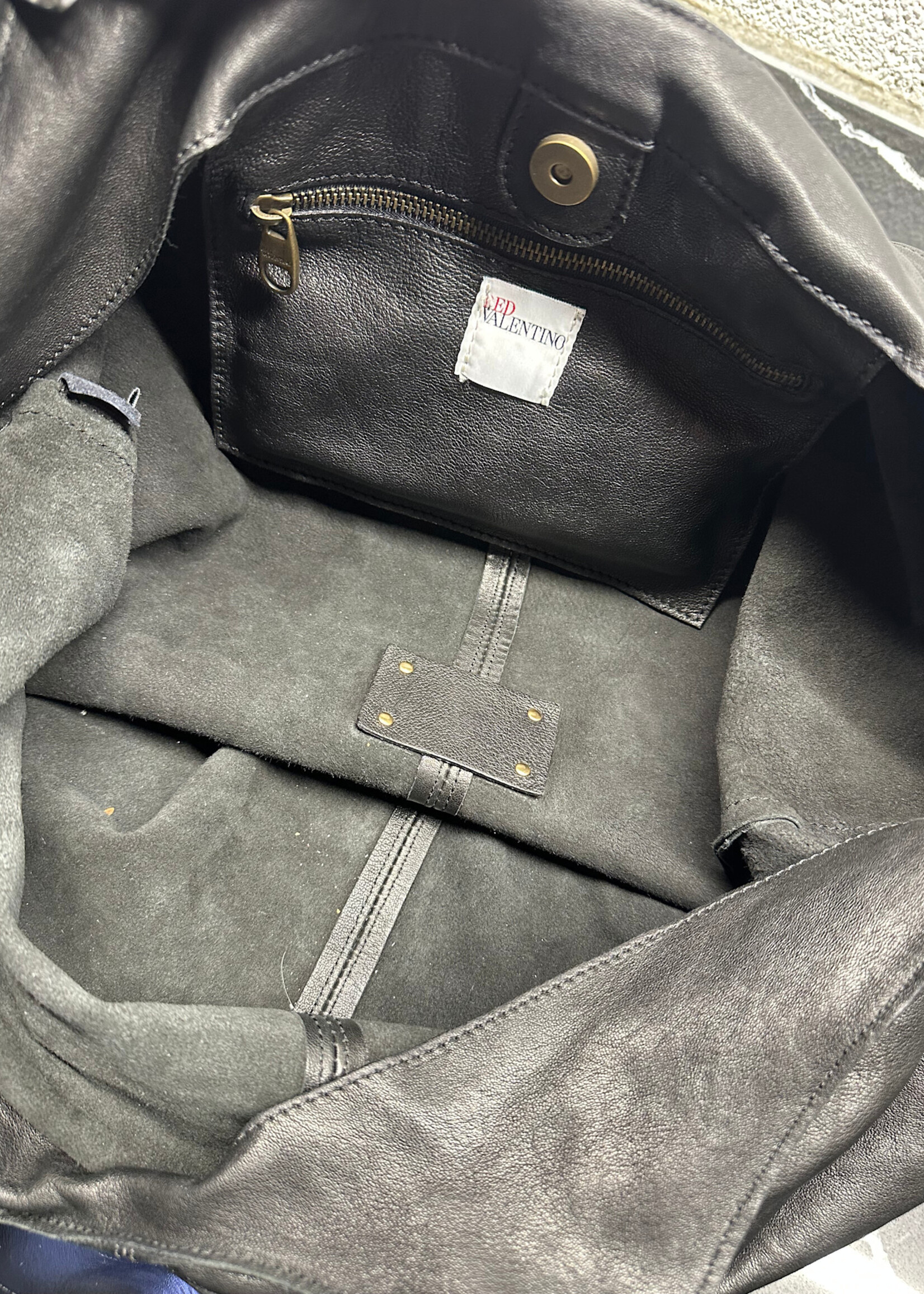 Valentino RED Black Bow Large Tote