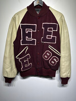 Butwin EE Varsity Red Tan Varsity Jacket L AS IS