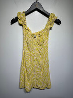 With Jean Yellow Floral Pattern Dress Fem XS