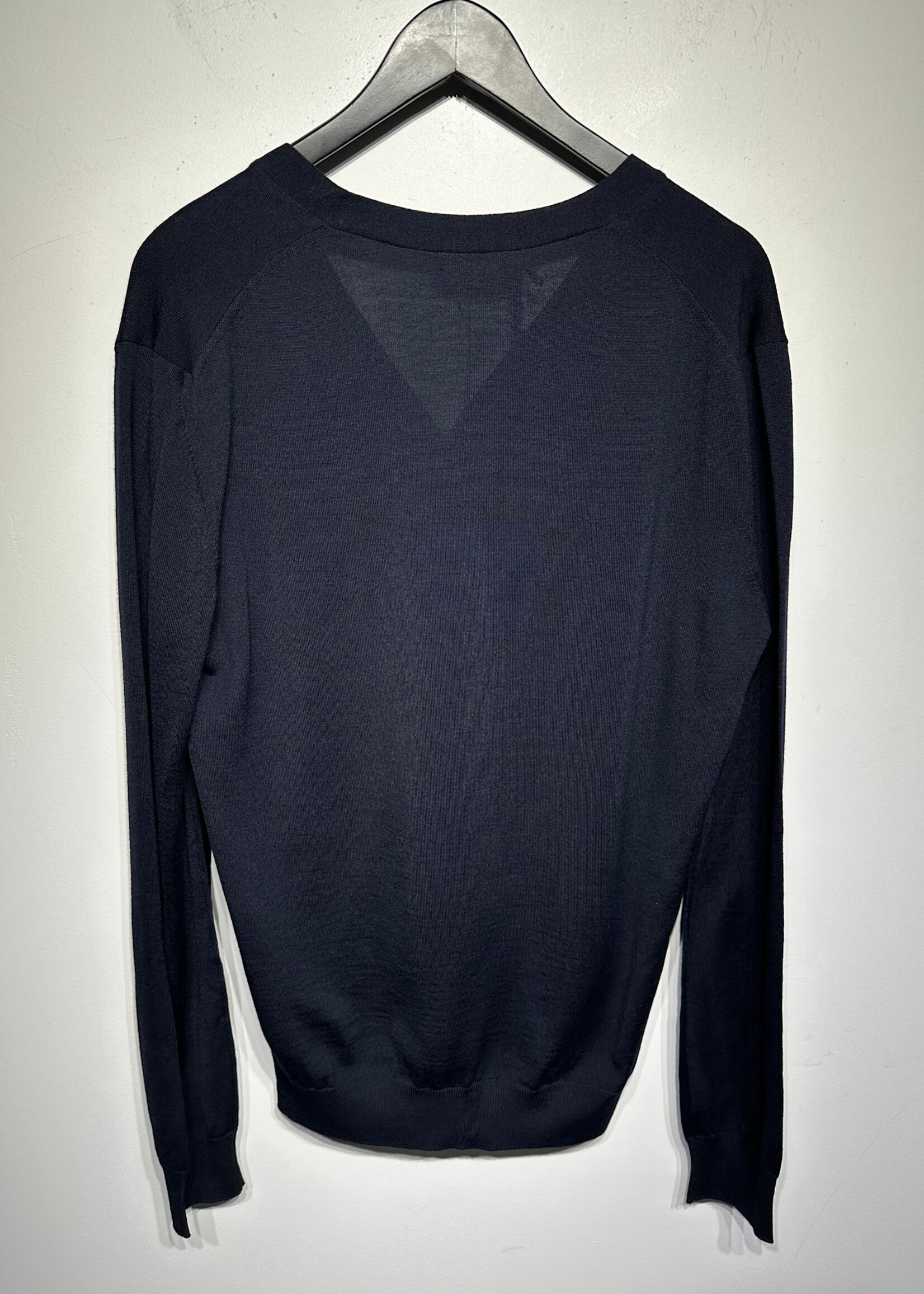 Prada NWT Uniform Navy Cardigan XL