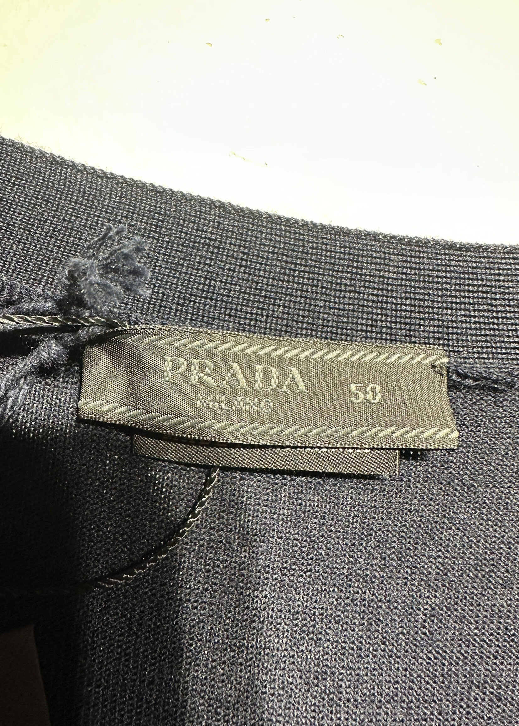 Prada NWT Uniform Navy Cardigan XL
