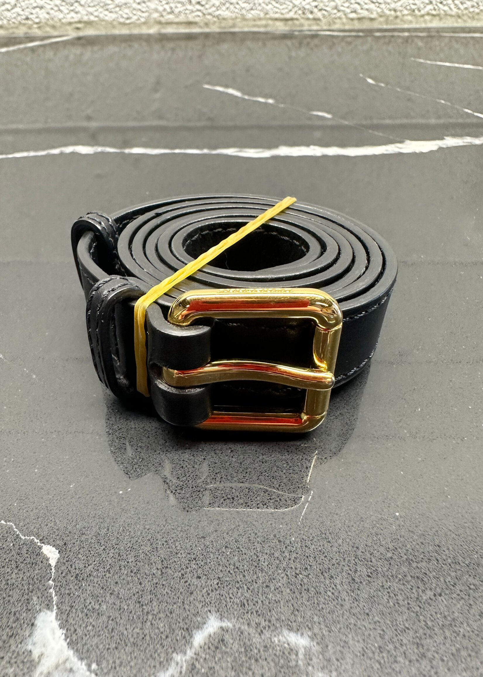 Burberry Black Skinny Belt