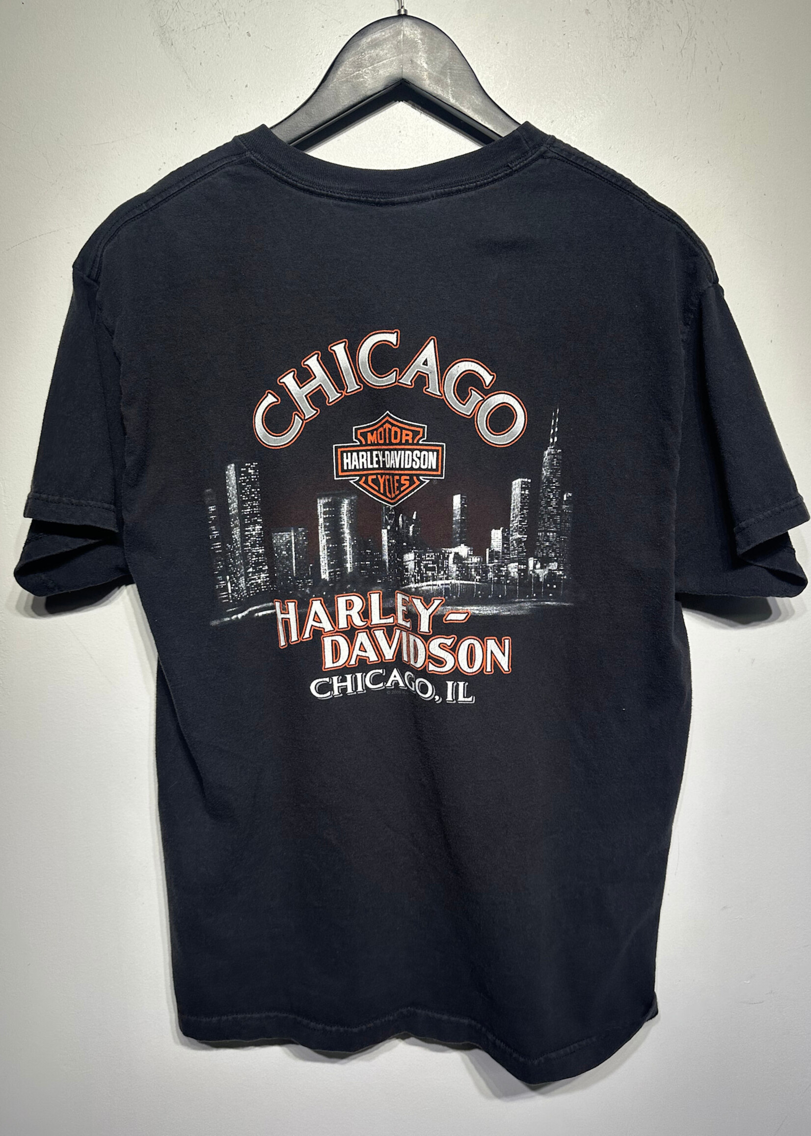 Harley Chicago Black Tee L