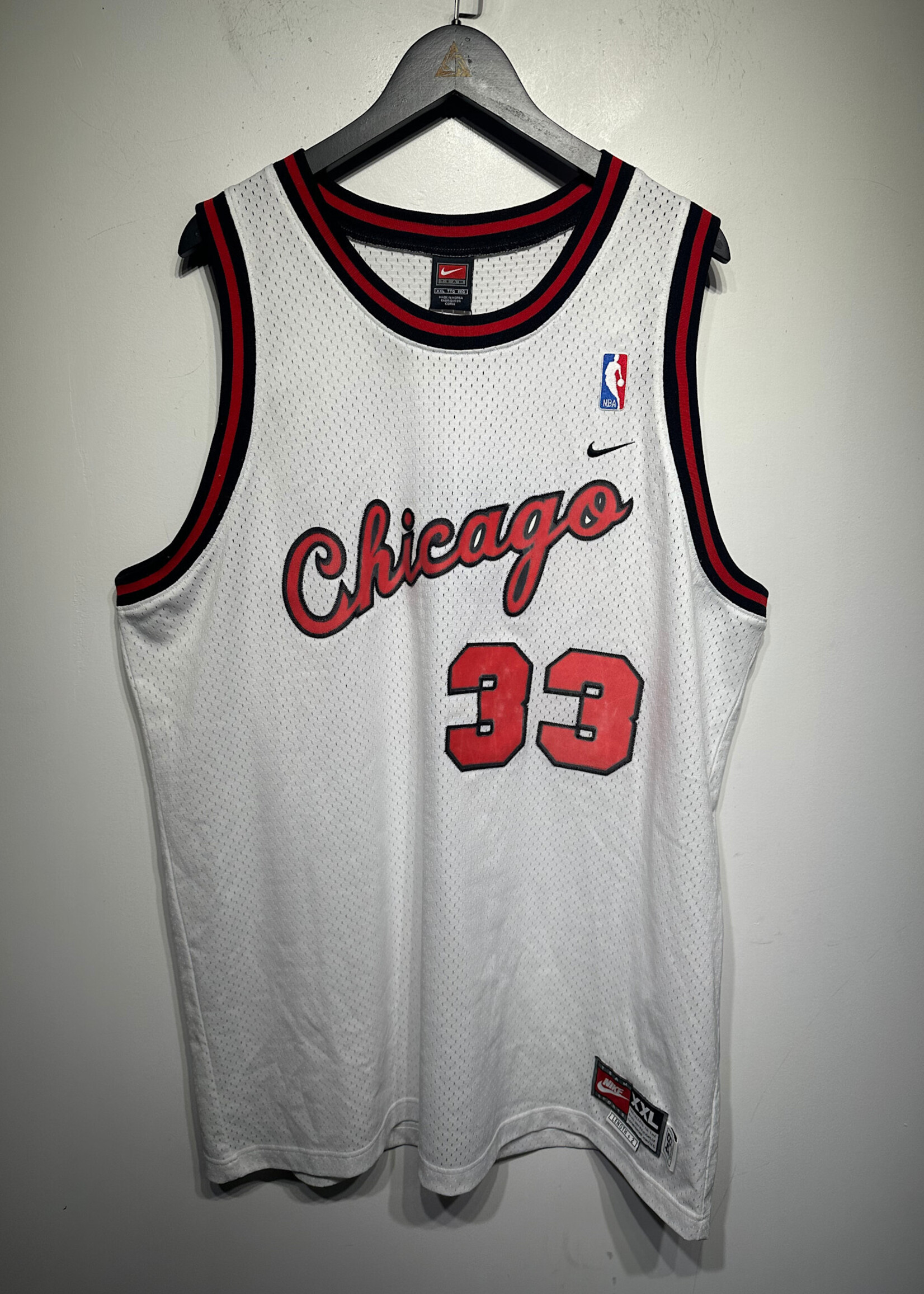 Nike White Chicago Pippen Jersey Masc XXL