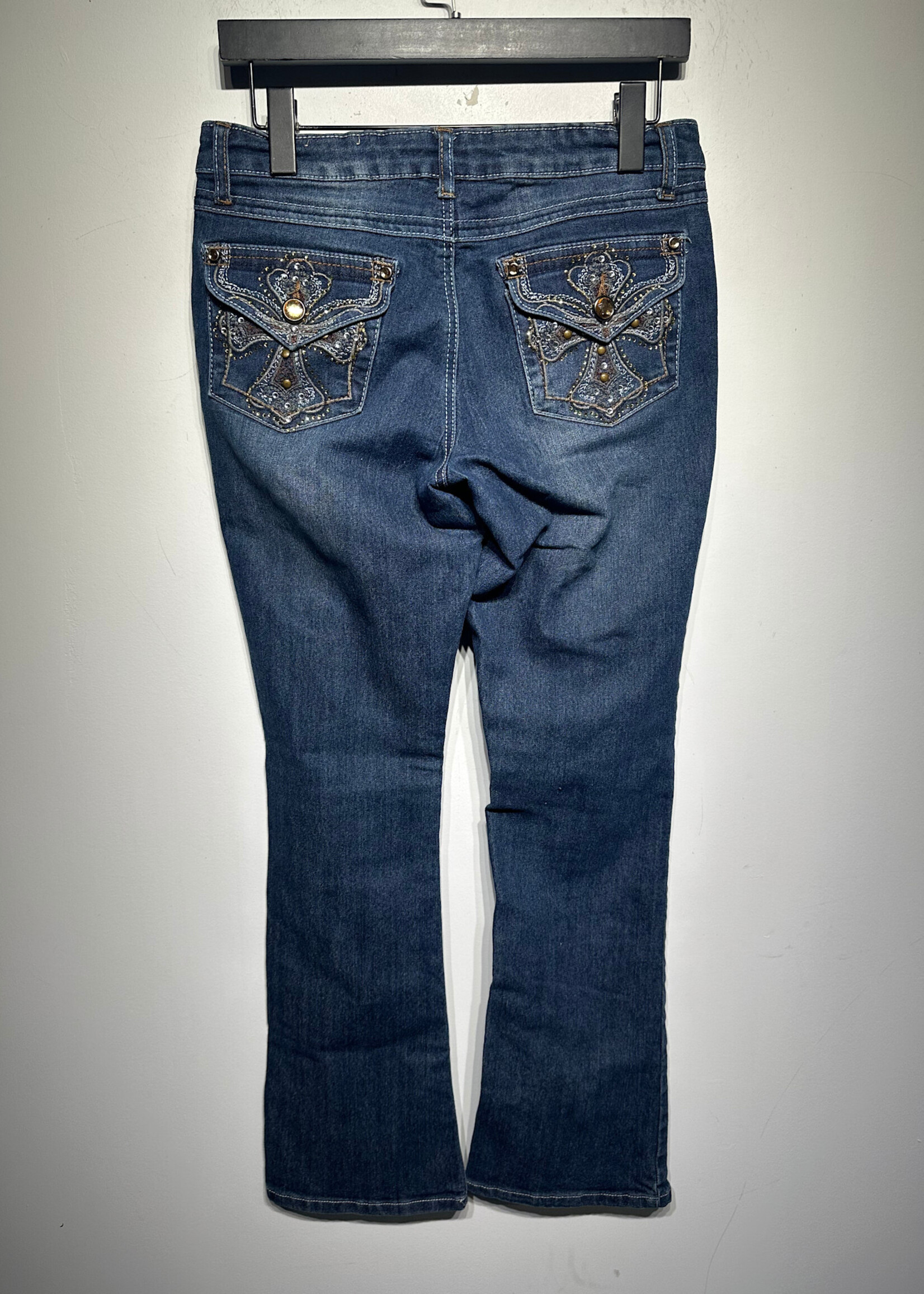 Mudd Cross Pocket Boot Cut Jeans Fem 30