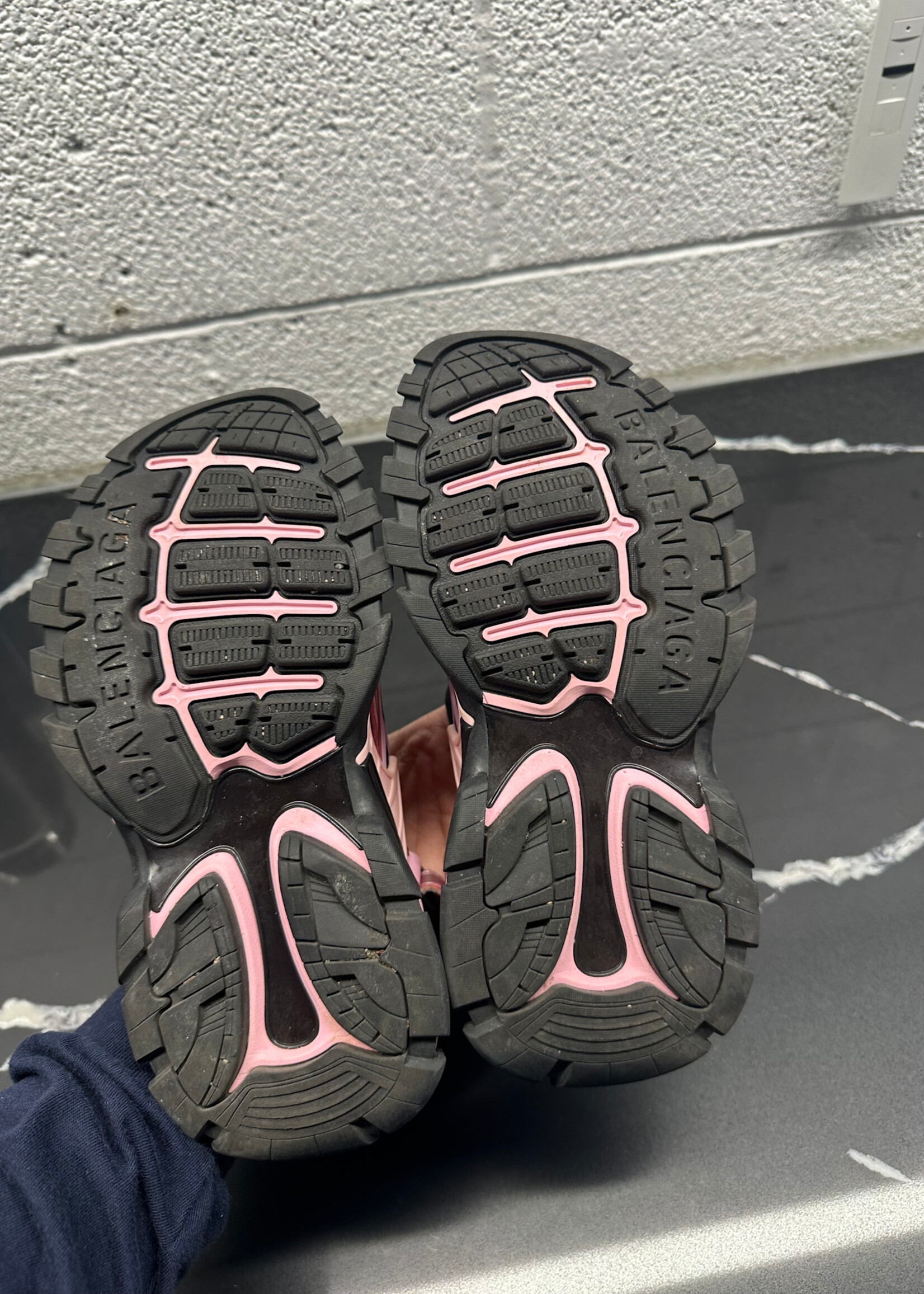 BALENCIAGA PINK TRACK SANDAL 5