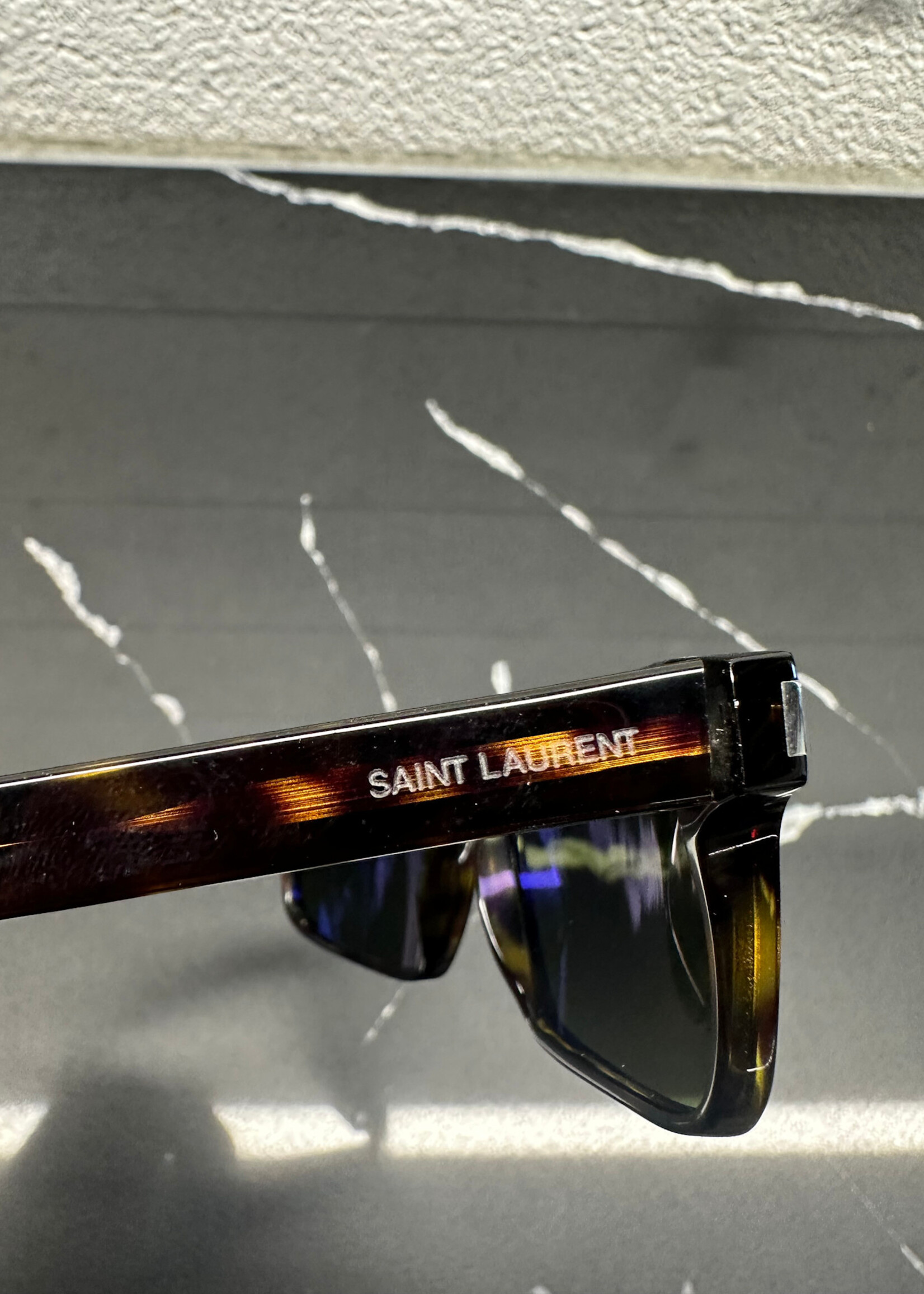 YSL CHEETAH RECTANGLE FRAMES OS
